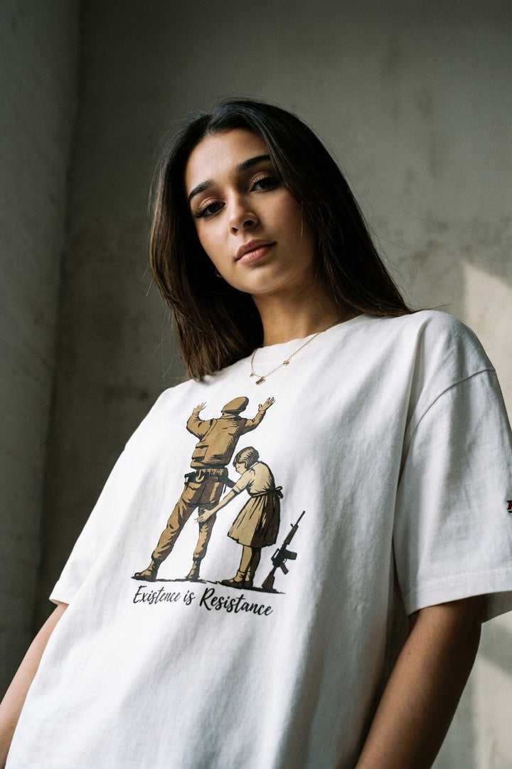 Existence Is Resistance Oversized Faded T-Shirt – Unisex Fit