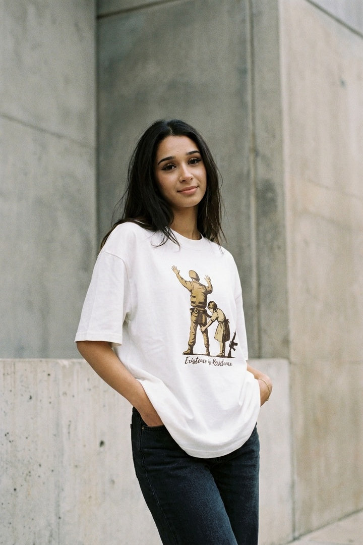 Existence Is Resistance Oversized Faded T-Shirt – Unisex Fit