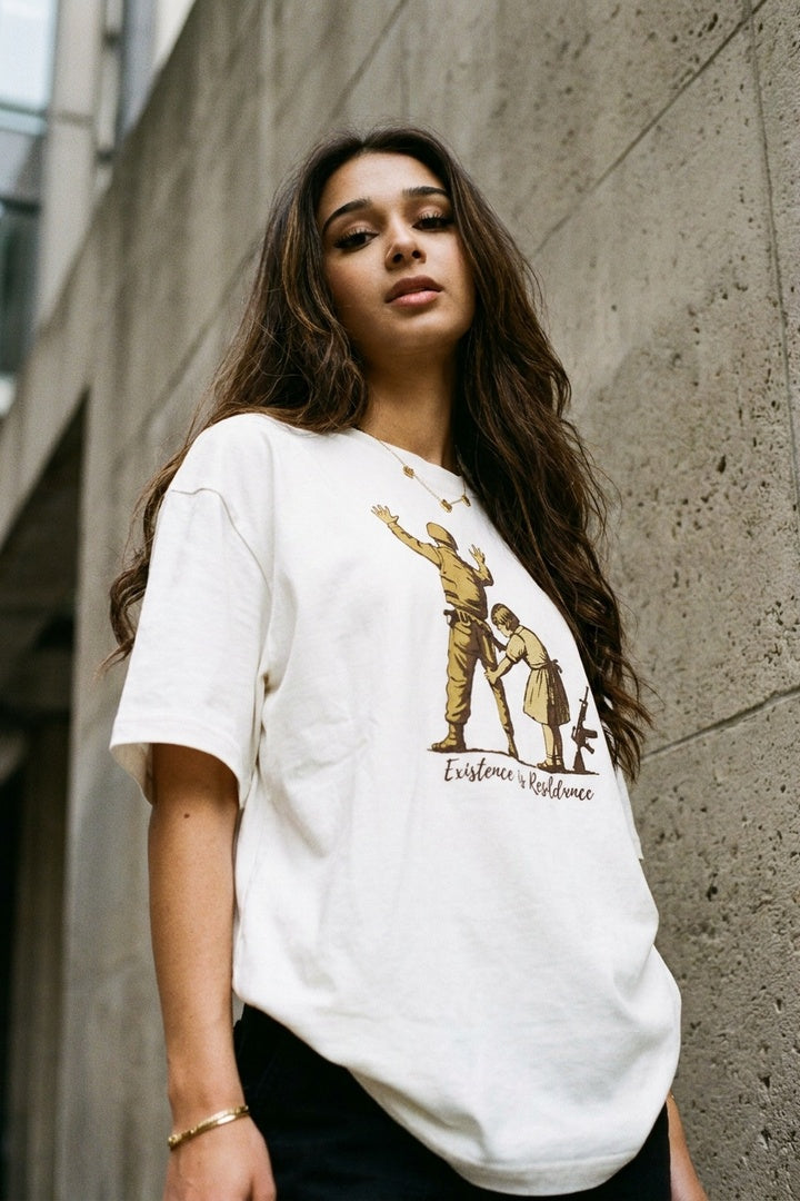 Existence Is Resistance Oversized Faded T-Shirt – Unisex Fit