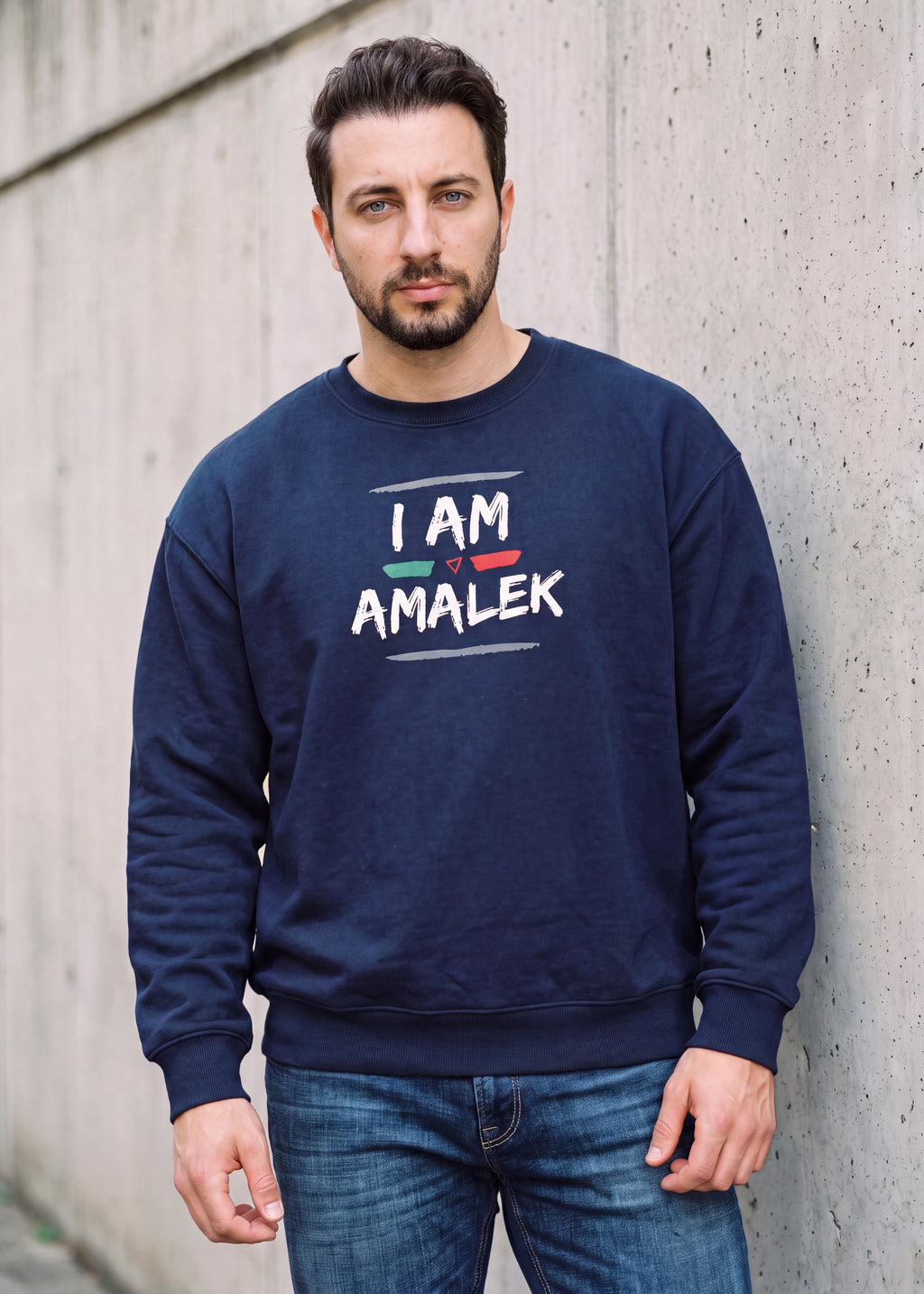 I Am Amalek - Unisex organic oversized sweatshirt